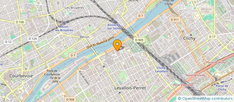localisation de l'entreprise ROCHEFORT EVRY à LEVALLOIS-PERRET
