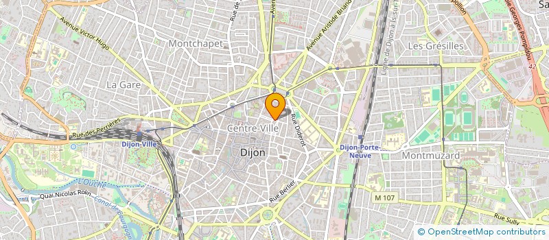 localisation de l'entreprise ROCHEFORT FINANCES à DIJON