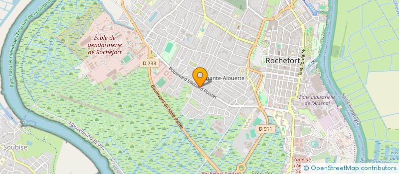 localisation de l'entreprise ROCHEFORT FOOTBALL CLUB  ROCHEFORT