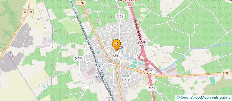 localisation de l'entreprise ROCHEL  SENAS