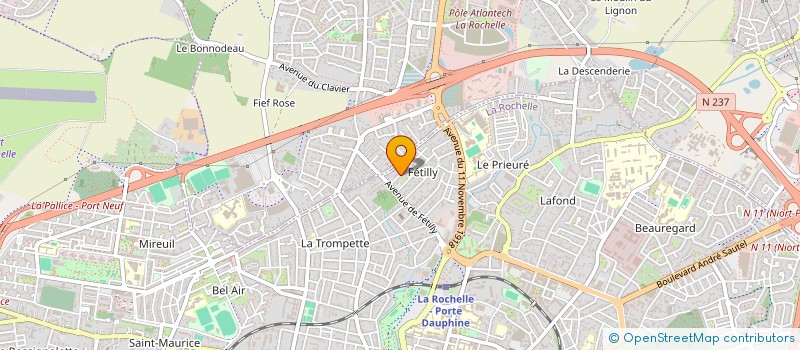 localisation de l'entreprise ROCHELAISE IMMO  LA ROCHELLE