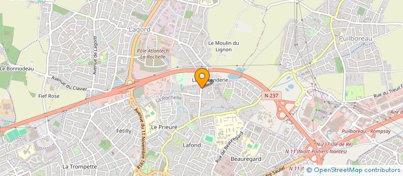 localisation de l'entreprise ROCHELAISE TRAVAUX LOCATIONS.SARL  LA ROCHELLE