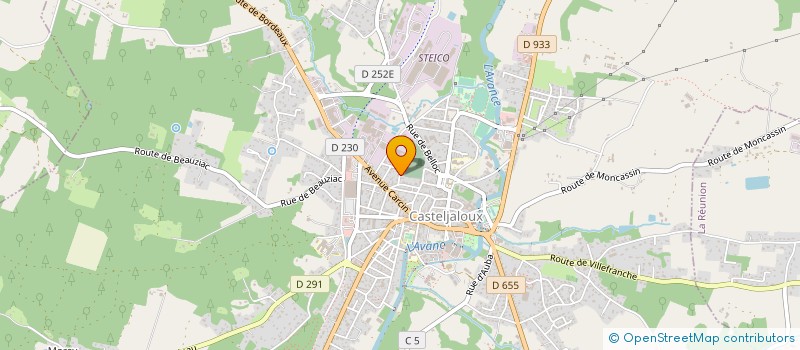 localisation de l'entreprise ROCHELEC  CASTELJALOUX