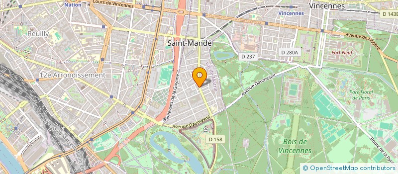 localisation de l'entreprise ROCHELLE CONSULTING à SAINT-MANDE