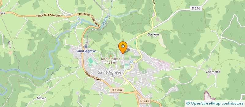 localisation de l'entreprise ROCHEMCY  SAINT-AGREVE