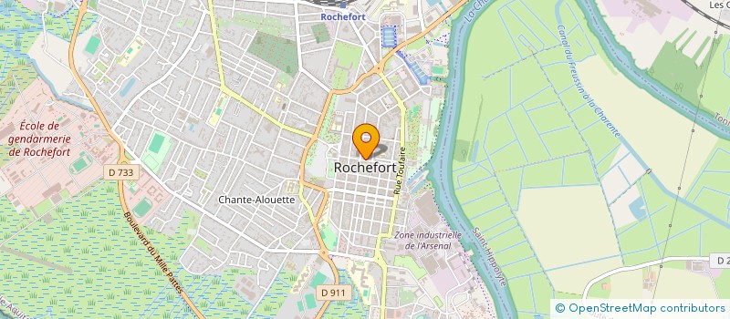 localisation de l'entreprise ROCHEMI à ROCHEFORT