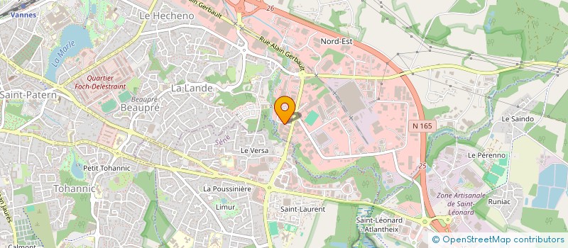 localisation de l'entreprise ROCHENARD à VANNES