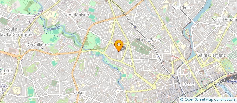 localisation de l'entreprise ROCHENEUVE à NANTES