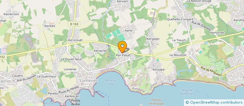 localisation de l'entreprise ROCHENN  PLOEMEUR