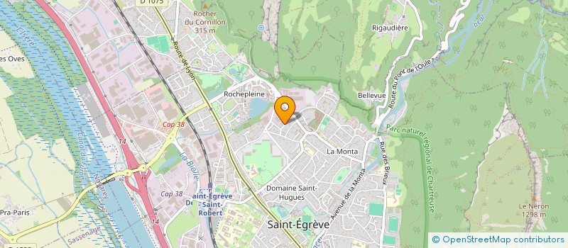 localisation de l'entreprise ROCHEPLEINE INTER MEDICAL ENTREPRISES à SAINT-EGREVE
