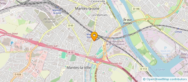 localisation de l'entreprise ROCHER  MANTES-LA-VILLE