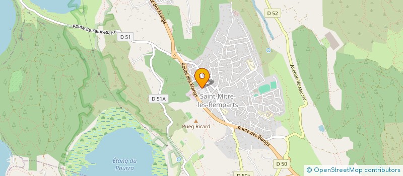 localisation de l'entreprise ROCHER  SAINT-MITRE-LES-REMPARTS
