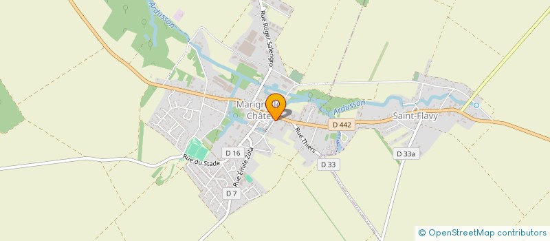 localisation de l'entreprise ROCHER ARMATURE à MARIGNY-LE-CHATEL