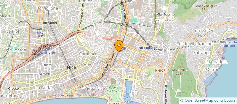 localisation de l'entreprise ROCHER-CORDONNIER à NICE