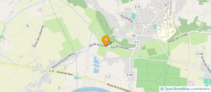 localisation de l'entreprise ROCHER DE PERIGUEUX  LA FORCE