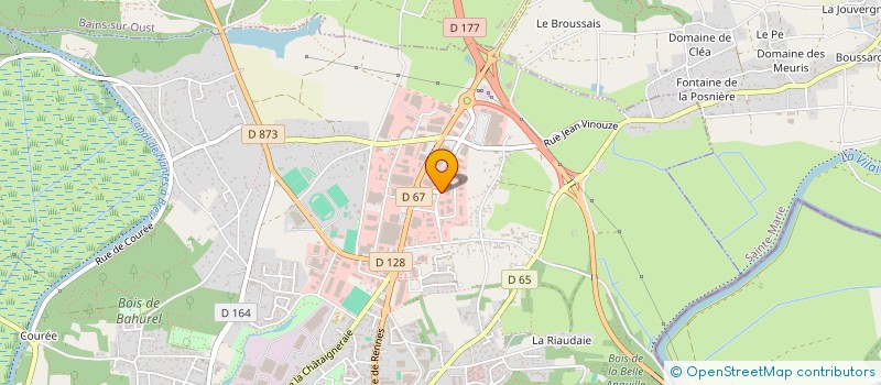 localisation de l'entreprise ROCHER DISTRIBUTION à REDON