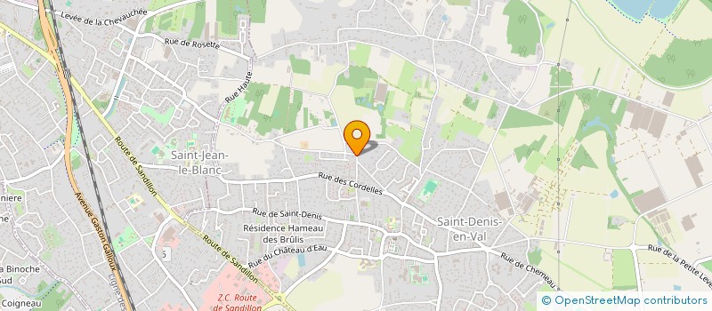 localisation de l'entreprise ROCHER DU CARDINAL  SAINT-DENIS-EN-VAL