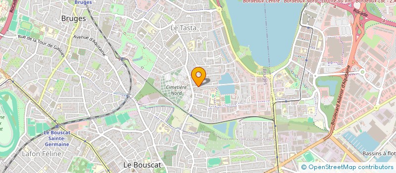 localisation de l'entreprise ROCHER ELEC à BRUGES