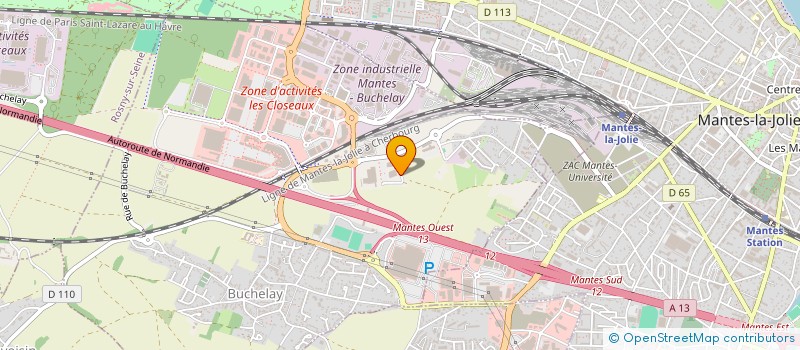 localisation de l'entreprise ROCHER EXPERTISE COMPTABLE ET AUDIT à BUCHELAY