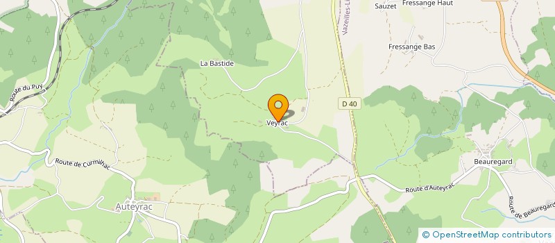 localisation de l'entreprise ROCHER - FRATTINI TRANSPORTS  SAINT-VIDAL