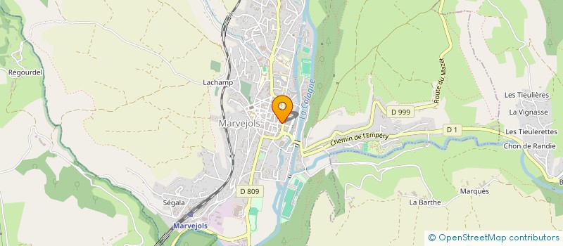 localisation de l'entreprise ROCHER IMMOBILIER  MARVEJOLS