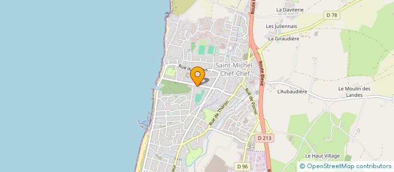 localisation de l'entreprise ROCHER INVEST  SAINT-MICHEL-CHEF-CHEF