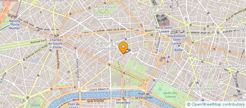 localisation de l'entreprise ROCHER INVESTISSEMENT  PARIS