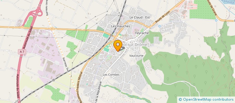 localisation de l'entreprise ROCHER KILLIAN BETON DECORATIF  LORIOL-SUR-DROME