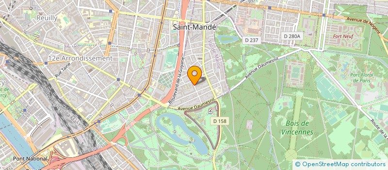 localisation de l'entreprise ROCHER LUMINEUX à SAINT-MANDE