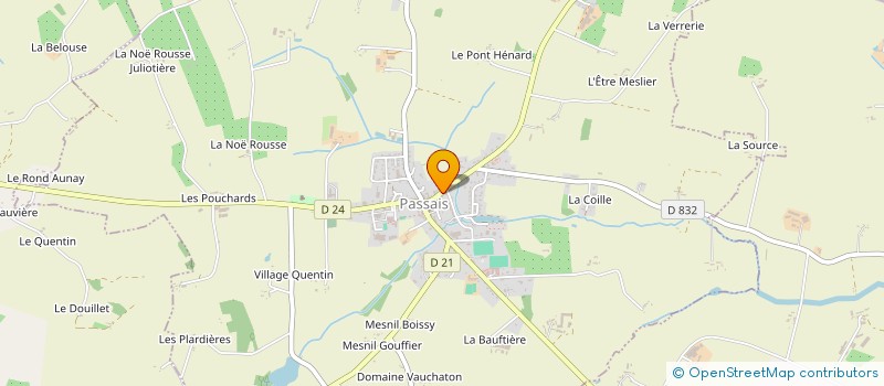 localisation de l'entreprise ROCHER MARGERIE à PASSAIS VILLAGES