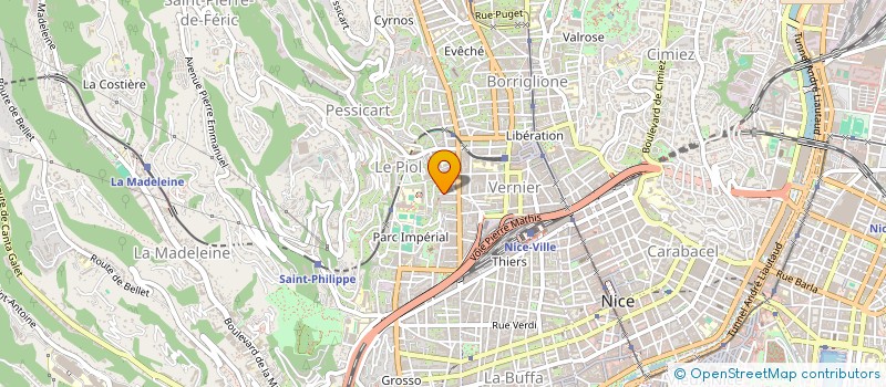 localisation de l'entreprise ROCHER MEDICAL à NICE