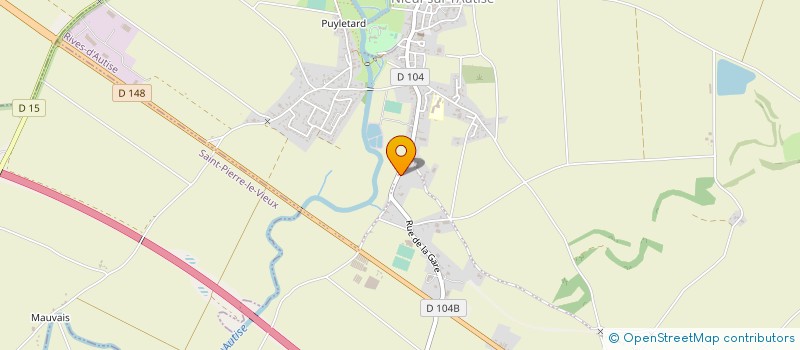 localisation de l'entreprise ROCHER'O PAYSAGE à RIVES-D'AUTISE