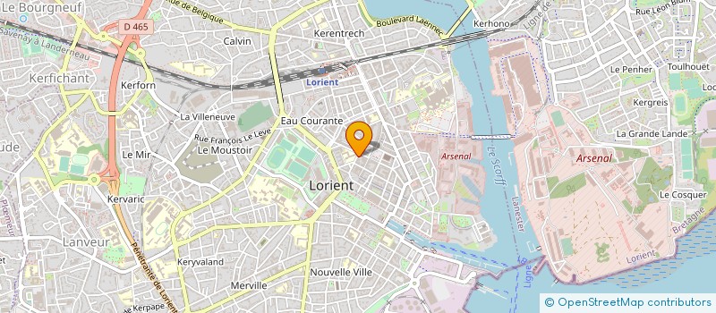 localisation de l'entreprise ROCHER SIMON à LORIENT