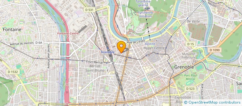 localisation de l'entreprise ROCHEREAU à GRENOBLE