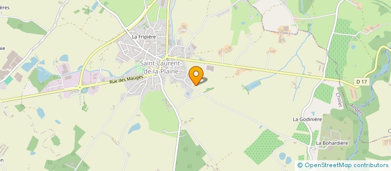 localisation de l'entreprise ROCHEREAU GAZON à MAUGES-SUR-LOIRE