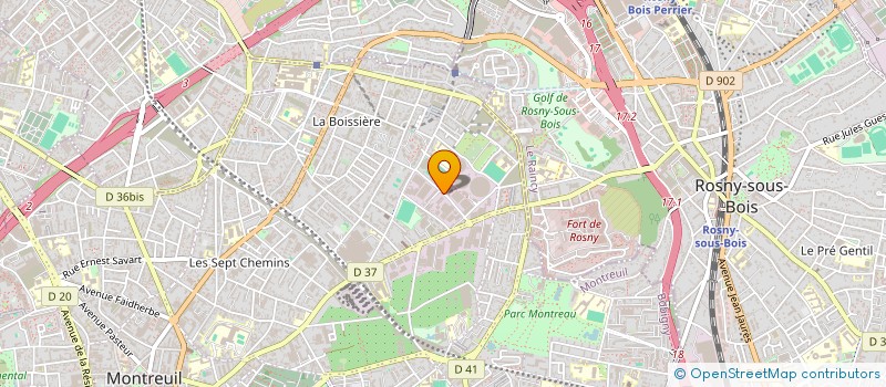 localisation de l'entreprise ROCHES à MONTREUIL