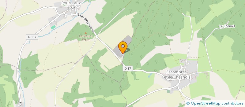 localisation de l'entreprise ROCHES OU CALCAIRE CONCASSE  POURU AUX BOIS