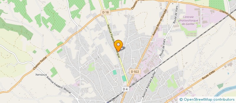 localisation de l'entreprise ROCHES PIERRES  GAILLAC