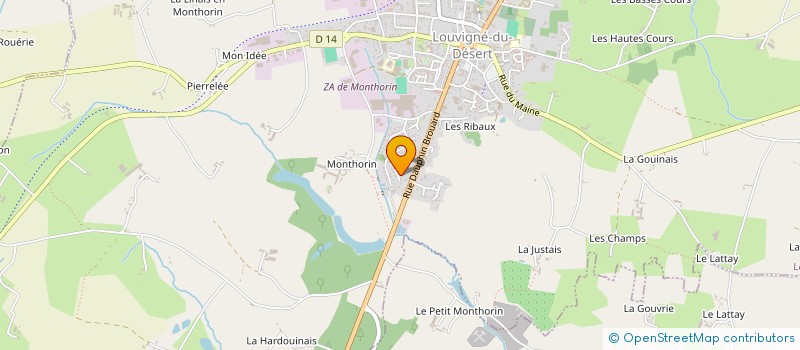 localisation de l'entreprise ROCHES35  LOUVIGNE-DU-DESERT