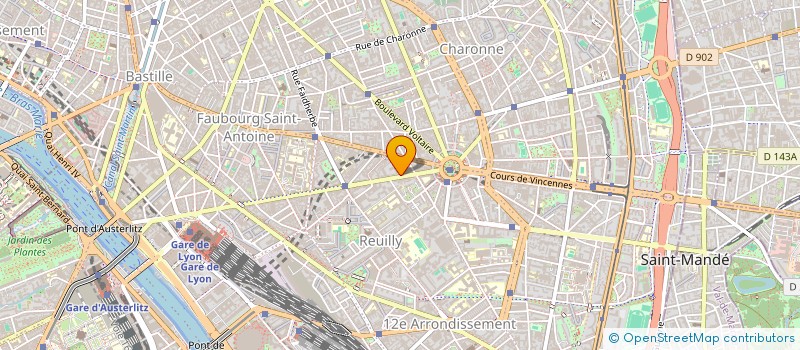 localisation de l'entreprise ROCHET COMMUNICATION  PARIS