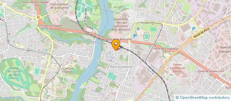 localisation de l'entreprise ROCHETEAU SARL à NANTES