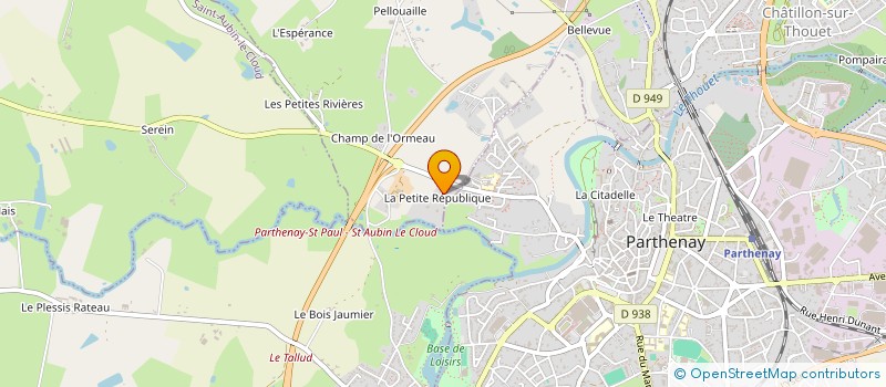 localisation de l'entreprise ROCHETTE  CHATILLON-SUR-THOUET