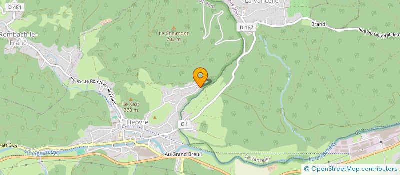 localisation de l'entreprise ROCHETTE  LIEPVRE