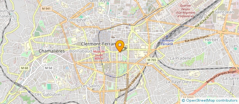 localisation de l'entreprise ROCHETTE DE LEMPDES  CLERMONT-FERRAND