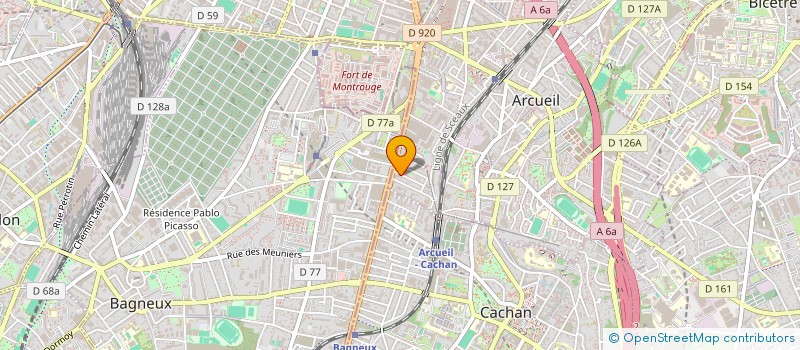 localisation de l'entreprise ROCHETTE I.D.F à ARCUEIL