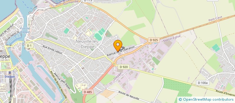 localisation de l'entreprise ROCHETTE IMMO  DIEPPE