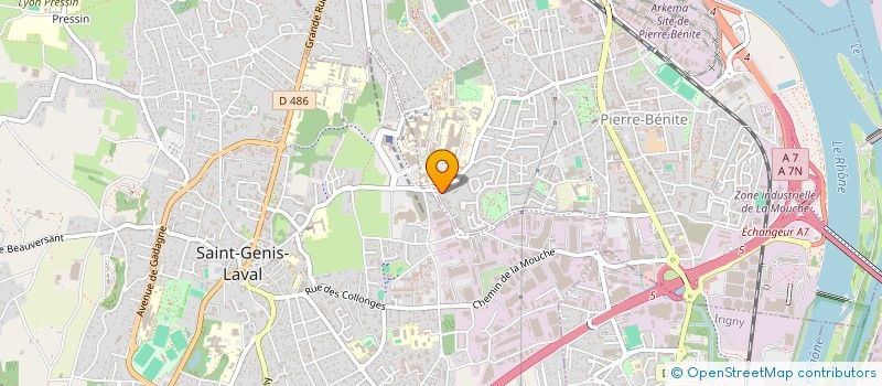 localisation de l'entreprise ROCHETTE MAREES à OULLINS-PIERRE-BENITE