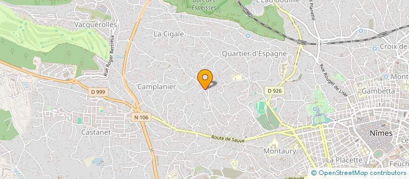 localisation de l'entreprise ROCHETTE MARTIAL LABO PROTHESE DENTAIR à NIMES