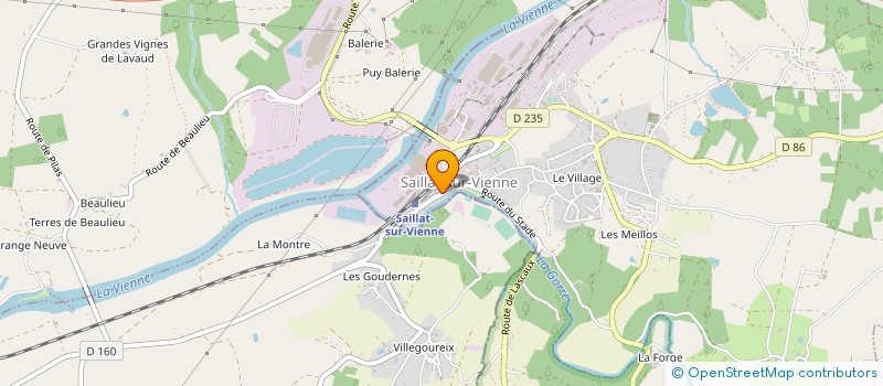 localisation de l'entreprise ROCHETTE PERE ET FILLE  SAILLAT-SUR-VIENNE