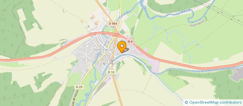 localisation de l'entreprise ROCHON à VOID-VACON